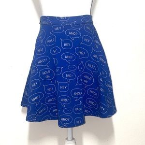 2% Tokyo comic skater skirt